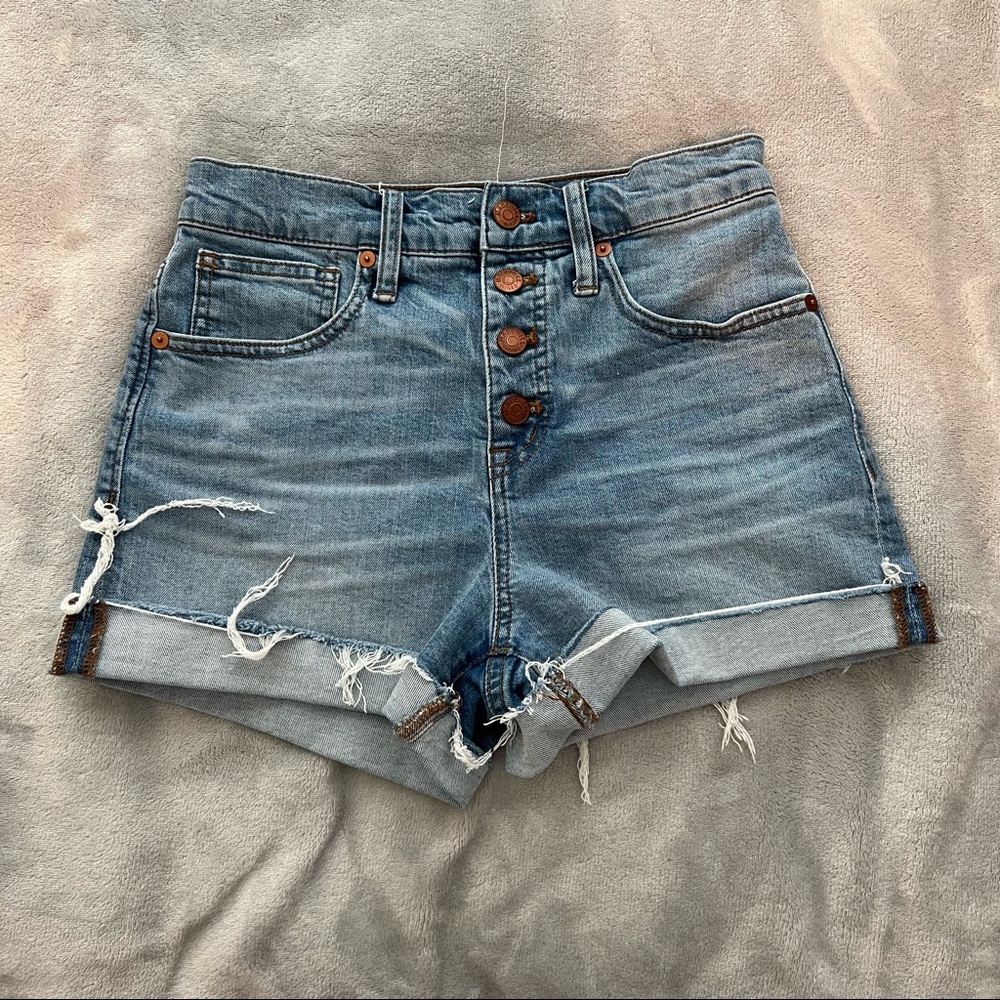 Madewell High waisted Denim Shorts